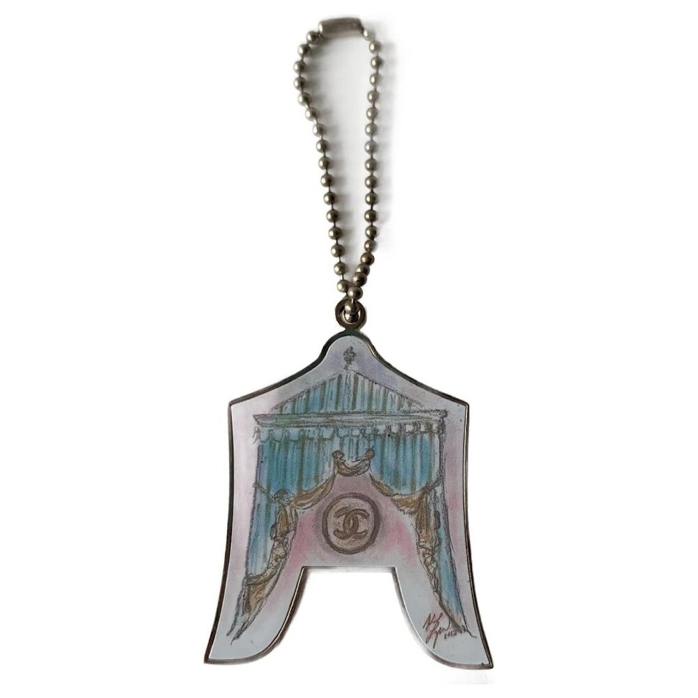 CHANEL Runway Tent Bag Charm Key Chain Karl Lagerfeld 2013 Versailles Collection